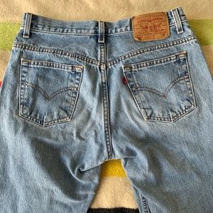 Levi’s light wash jeans